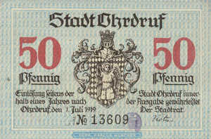 Germany, 50 Pfennig, O16.11f