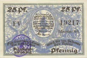 Germany, 25 Pfennig, 996.1a
