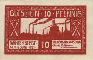 Germany, 10 Pfennig, 922.1