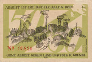 Germany, 50 Pfennig, 957.1