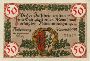 Germany, 50 Pfennig, N9.4e