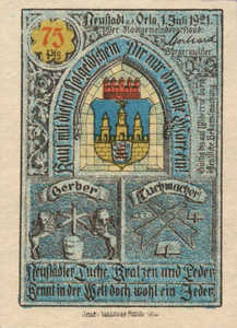 Germany, 75 Pfennig, 965.1