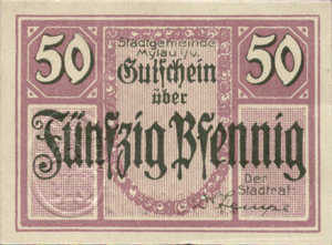 Germany, 50 Pfennig, M58.4b