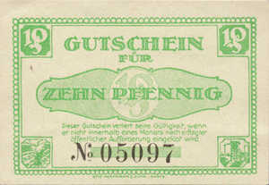 Germany, 10 Pfennig, L30.1f
