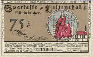 Germany, 75 Pfennig, 802.9
