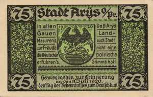 Germany, 75 Pfennig, 47.1a