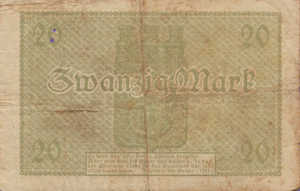 Germany, 20 Mark, 006.04a