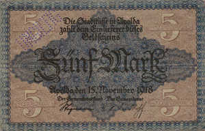 Germany, 5 Mark, 021.01a