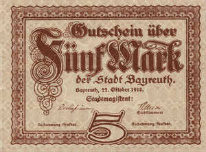 Germany, 5 Mark, 034.01b