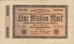Germany, 1,000,000 Mark, P93