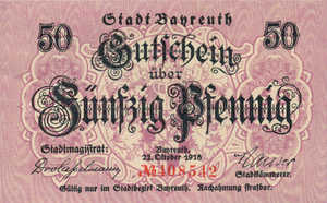 Germany, 50 Pfennig, B13.2