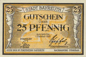 Germany, 25 Pfennig, B13.3