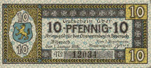 Germany, 10 Pfennig, B41.1a