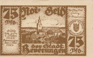 Germany, 75 Pfennig, 99.2