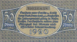 Germany, 50 Pfennig, B74.6c