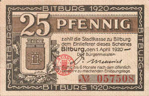 Germany, 25 Pfennig, B57.6c
