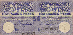 Germany, 50 Pfennig, B87.4ax
