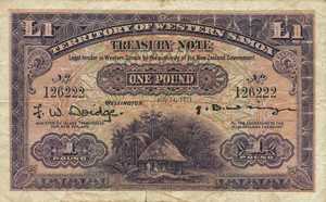 Western Samoa, 1 Pound, P8Ab