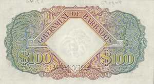 Barbados, 100 Dollar, P6s