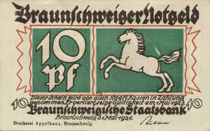 Germany, 10 Pfennig, 155.2a