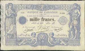 Algeria, 1,000 Franc, P76b