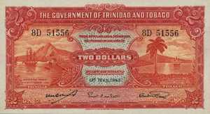 Trinidad and Tobago, 2 Dollar, P8