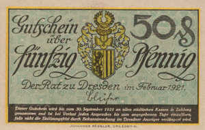 Germany, 50 Pfennig, D30.3