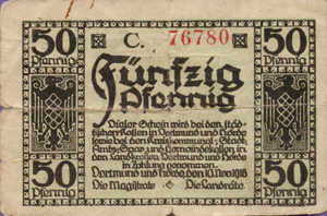 Germany, 50 Pfennig, D28.1