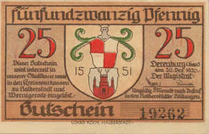 Germany, 25 Pfennig, 263.1