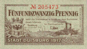 Germany, 25 Pfennig, D36.2a