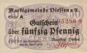 Germany, 50 Pfennig, D14.1a