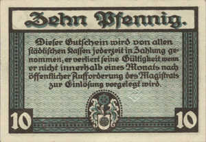 Germany, 10 Pfennig, E22.4