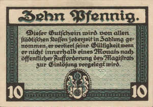 Germany, 10 Pfennig, E22.3a