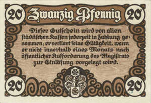 Germany, 20 Pfennig, E22.3b