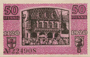Germany, 50 Pfennig, F21.4b