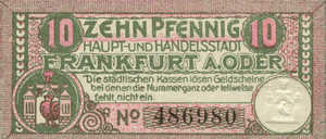 Germany, 10 Pfennig, F17.4a