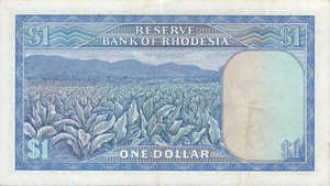 Rhodesia, 1 Dollar, P30c