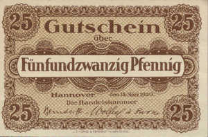 Germany, 25 Pfennig, H13.7a