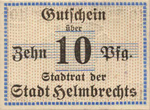 Germany, 10 Pfennig, H27.5a