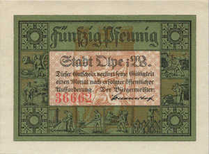Germany, 50 Pfennig, O21.1