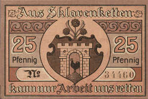 Germany, 25 Pfennig, K3.2a