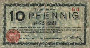 Germany, 10 Pfennig, K30.3a