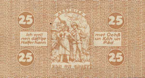 Germany, 25 Pfennig, K30.16b