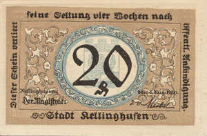 Germany, 20 Pfennig, 688.1b