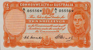 Australia, 10 Shilling, P25cr