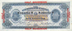 Australia, 10 Shilling, P3bb