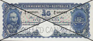 Australia, 5 Pound, P23 v1