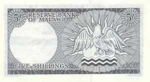 Malawi, 5 Shilling, P1A