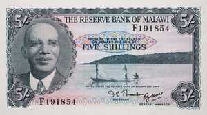 Malawi, 5 Shilling, P1A