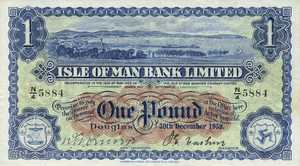 Isle Of Man, 1 Pound, P6d